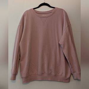 Aeropostale Men's Dusty Pink Crewneck Sweater